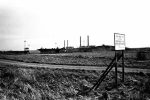Images Dated 27th April 1972: General views of the Northumberland village of Cambois. The power station