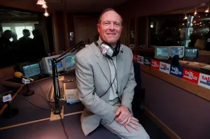 Geoff Boycott January 99 In Talk Radio studio at his new job as chief cricket Geoff Boycott January 99 In Talk Radio studio at his new job as chief cricket