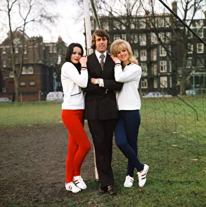 Geoff Hurst of Stoke City is also a director of a sportswear company and designer for it Geoff Hurst of Stoke City is also a director of a sportswear company and designer for it