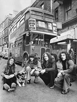 Images Dated 26th October 1972: Geordie, the former band of Brian Johnson lead singer of the rock group AC / DC