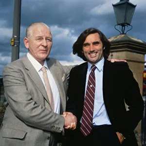 George Best Hibs Hibernian football player September 1980 With chairman Tom Hart George Best Hibs Hibernian football player September 1980 With chairman Tom Hart