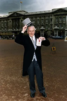 George Cole Actor collecting his CBE at Buckingham Palace George Cole Actor collecting his CBE at Buckingham Palace
