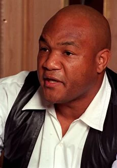 Images Dated 18th October 1989: George Foreman former heavyweight Boxing champion October 1989