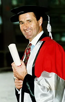 George Graham Arsenal manager recieves hon fellowship from north London poly George Graham Arsenal manager recieves hon fellowship from north London poly
