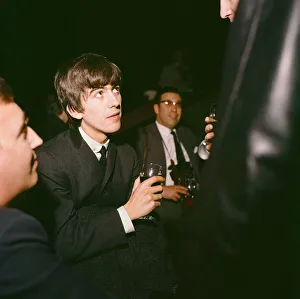 George Harrison of The Beatles, in Huddersfield. 29th November 1963 George Harrison of The Beatles, in Huddersfield. 29th November 1963