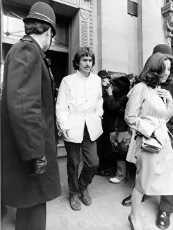 George Harrison, former member of the Beatles pop group. April 1981 George Harrison, former member of the Beatles pop group. April 1981