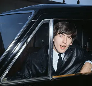 George Harrison in Portsmouth for the Beatles gig at the Guildhall 12th November 1963 George Harrison in Portsmouth for the Beatles gig at the Guildhall 12th November 1963