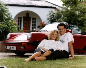 Gillian Taylforth Eastenders actress relaxing with boyfriend Geoff Knights Gillian Taylforth Eastenders actress relaxing with boyfriend Geoff Knights