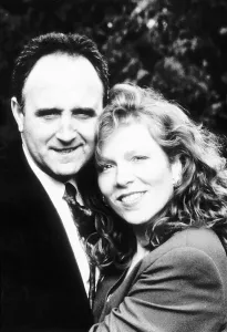 Gilly Coman star in the BBC TV Series Bread with her husband Peter Christian Gilly Coman star in the BBC TV Series Bread with her husband Peter Christian