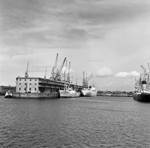Gladstone Dock, Liverpool. 9th August 1965 Gladstone Dock, Liverpool. 9th August 1965
