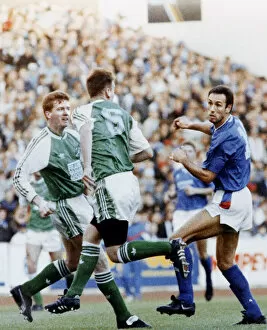 Images Dated 3rd November 1990: Glasgow Rangers 4 v Hibernian 0. Scottish Premier Division match at IBrox Stadium