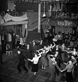 Glasgow Sinners, dancers at the Cafe de Paris. March 1957 Glasgow Sinners, dancers at the Cafe de Paris. March 1957