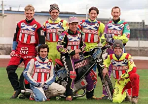 Glasgow Tigers speedway team 1999 Ashfield Stadium Team - 1 Mick Powell Glasgow Tigers speedway team 1999 Ashfield Stadium Team - 1 Mick Powell