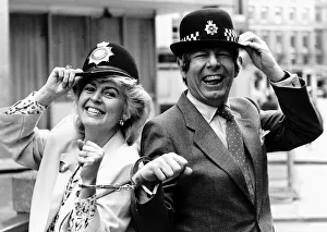 Gloria Hunniford TV Presenter and Derek Jameson linked up to launch a drive against crime Gloria Hunniford TV Presenter and Derek Jameson linked up to launch a drive against crime