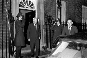 Images Dated 12th December 1970: A glum looking Premier Mr. Ted Heath pictured leaving number 10 Downing Street last night