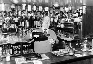 Images Dated 24th January 1975: Godfrey Evans Cricketer who now runs a pub Dbase A©Mirrorpix