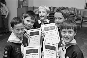 Golden boys... these five members of the 32nd Dalton Cub Scouts have received the highest Golden boys... these five members of the 32nd Dalton Cub Scouts have received the highest