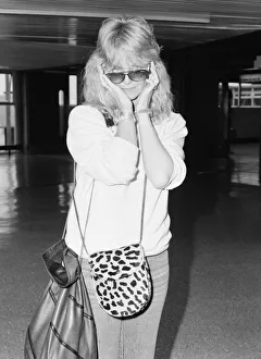 Goldie Hawn, American actress arrives at London Heathrow Airport Goldie Hawn, American actress arrives at London Heathrow Airport