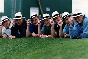 Golfers from Nevill Golf Club wearing Panama Hats Golfers from Nevill Golf Club wearing Panama Hats