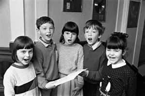 In good voice, Mirfield Knowl First School youngsters, from left: Laura Coates In good voice, Mirfield Knowl First School youngsters, from left: Laura Coates