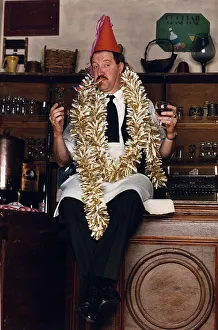 Gorden Kaye actor in Allo Allo. December 1989 Gorden Kaye actor in Allo Allo. December 1989