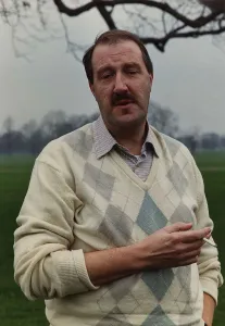 Gorden Kaye the actor from the BBC programme Allo Allo in January 1989 Gorden Kaye the actor from the BBC programme Allo Allo in January 1989