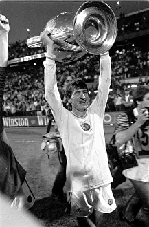 Gordon Cowans with the European Cup for Villa. 26th May 1982 Gordon Cowans with the European Cup for Villa. 26th May 1982