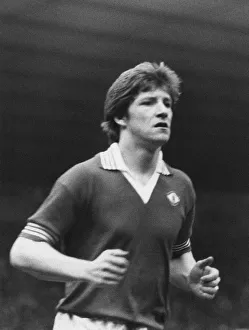 Gordon Hill, Manchester United player in action, Roker Park, Monday 11th April 1977 Gordon Hill, Manchester United player in action, Roker Park, Monday 11th April 1977