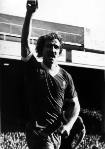 Graeme Souness Football Player Liverpool Oct 1980 celebrates after scoring in Graeme Souness Football Player Liverpool Oct 1980 celebrates after scoring in