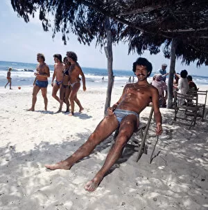 Images Dated 1st June 1978: Graeme Souness footballer on holiday in Majorca. Circa June 1978