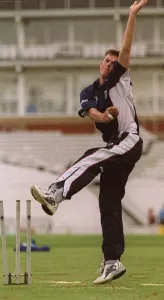 Graeme Swann bowling in the nets at the Oval Graeme Swann England Cricket Spinner Graeme Swann bowling in the nets at the Oval Graeme Swann England Cricket Spinner