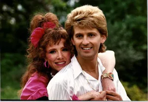 Graham Bickley Actor from Bread with actress May 1989 Graham Bickley Actor from Bread with actress May 1989