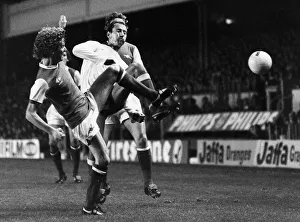 Graham Rix Arsenal player in tackle with Hajuk Split 1978 goonercalendar20072 Graham Rix Arsenal player in tackle with Hajuk Split 1978 goonercalendar20072