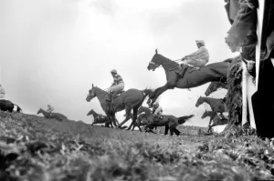 The Grand National at Aintree. April 1975 75-1790 The Grand National at Aintree. April 1975 75-1790
