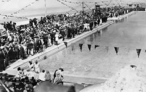 The grand opening of Rhyl's new open air swimming pool 6th June 1930 The grand opening of Rhyl's new open air swimming pool 6th June 1930