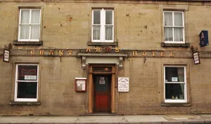 The Grant Arms in Fochabers Scotland March 1999 The Grant Arms in Fochabers Scotland March 1999