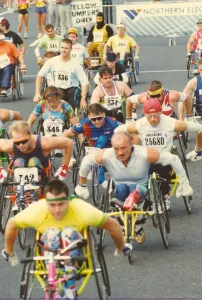 The Great North Run 15 September 1991 - The wheelchair race The Great North Run 15 September 1991 - The wheelchair race