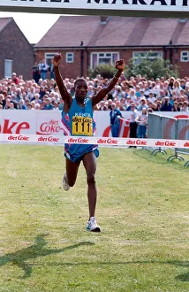 Great North Run, Sunday 20 September, 1992 - The winner Benson Masya Great North Run, Sunday 20 September, 1992 - The winner Benson Masya
