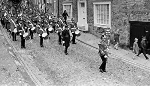 Images Dated 2nd July 1972: Green Howards band at Richmond, North Yorkshire. 2nd July 1972