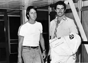 Greg Chappell former Australian Cricket Captain with fast bowler Jeff Thomson Greg Chappell former Australian Cricket Captain with fast bowler Jeff Thomson