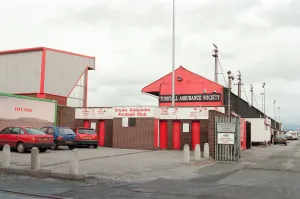Gresty Road, home of Crewe Alexandra Football Club, Wednesday 19th February 1997 Gresty Road, home of Crewe Alexandra Football Club, Wednesday 19th February 1997