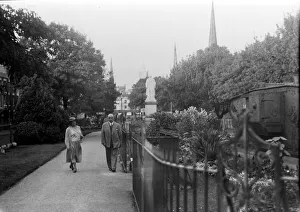 Greyfriars Green Park, Coventry. The tank on the right was a first world war relic Greyfriars Green Park, Coventry. The tank on the right was a first world war relic