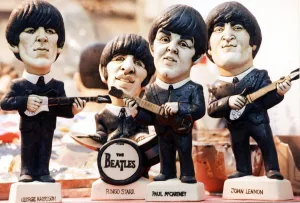 Groggs depicting The Beatles created by John Hughes, Pontypridd - November 1996 Groggs depicting The Beatles created by John Hughes, Pontypridd - November 1996