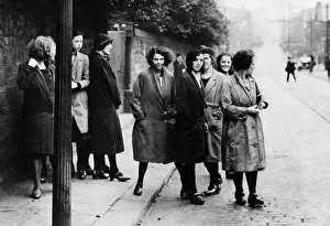 Group of Weavers on strike in Manchester, 17th August 1932 Group of Weavers on strike in Manchester, 17th August 1932