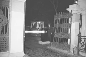 Images Dated 24th September 1971: A guard stands on duty outside the Russian Embassy in London September 1971