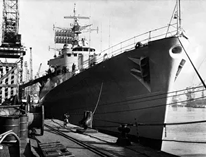 The guided missile destroyer HMS Norfolk, built at the Wallsend yard of Swan Hunter The guided missile destroyer HMS Norfolk, built at the Wallsend yard of Swan Hunter