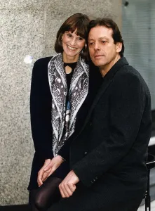 Gwyneth Strong Actress with Actor Leslie Grantham posing to publicise their new Series Gwyneth Strong Actress with Actor Leslie Grantham posing to publicise their new Series
