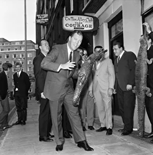 Bill Haley and bandleader Chris Barber are pictured with The Comets outside the Tin Pan Bill Haley and bandleader Chris Barber are pictured with The Comets outside the Tin Pan