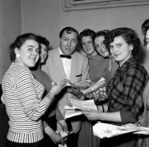 Bill Haley in his dressing room at the Dominion Theatre, Tottenham Court Road Bill Haley in his dressing room at the Dominion Theatre, Tottenham Court Road