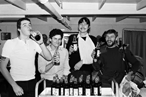 Eight and a half thousand bottles of specially brewed beer have been flown out to Eight and a half thousand bottles of specially brewed beer have been flown out to